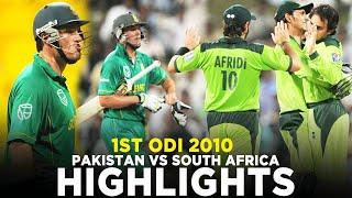 Full Highlights | Pakistan vs South Africa | 1st ODI, 2010 | PCB | M3B2K