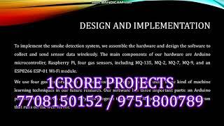 Detection System for Cigarette Smoke -  1Crore Projects