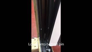 How to fit an aluminium New Wave master door.