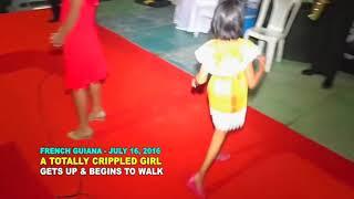 A TOTALLY CRIPPLED BABY GETS UP AND BEGINS TO WALK - FRENCH GUIANA REVIVAL