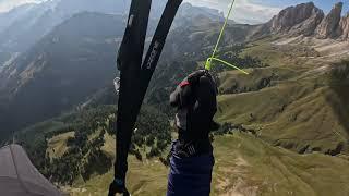 Paragliding Col Rodella️Sassolungo️Sass Pordoi️Marmolada 12.9.2023