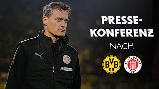 Die Pressekonferenz nach dem Spiel bei Borussia Dortmund