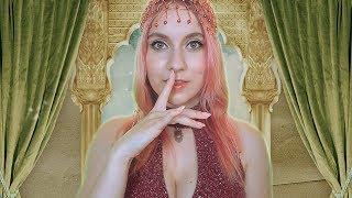 ASMR - SERVING GIRL helping  your SLEEP and RELAXATION by EAR CLEANING & MASSAGE  - Strong Accent