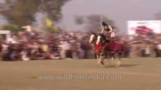 Participants at India's Rural Olympics in Punjab, India