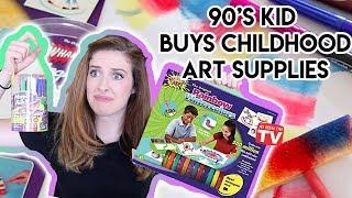 Trying 90's Kids Art Supplies?!