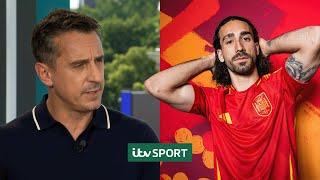 "That price tag ASTOUNDS!" - Gary Neville on Chelsea and Spain's Marc Cucurella | Euro 2024