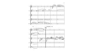 Brandon Nelson - Poème (for woodwind quintet) [score video]