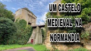 O CASTELO MEDIEVAL DE CAEN NA NORMANDIA