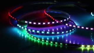 4mm Wide WS2812C 120LEDs/m Addressable LED Strips - SuperLightingLED