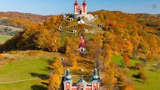 Banská Štiavnica a okolie z neba