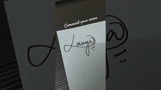 Lavya Signature letter L | L letter sign style #personalstyle #calligraphy #signaturestyle #easysign