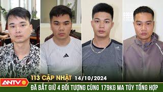 Triệt phá đường dây 179kg ma tuý từ Đức về Việt Nam | Bản tin 113 online cập nhật ngày 14/10 | ANTV