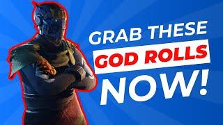 FREE GOD ROLLS Destiny 2! Banshee God Roll Weapons | GET THEM BEFORE THEY'RE GONE!