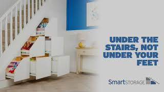 6 Drawer Double Door Unit - Under Stairs Storage