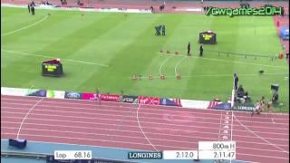 Women's 800m Heptathlon Final  | Commonwealth Games 2014