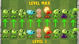 Plants Vs Zombies 2 Guisantes Nive 1 Vs Guisantes Nivel Máximo