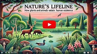 Nature's Lifeline: How Plants and Animals Sustain Human Existence