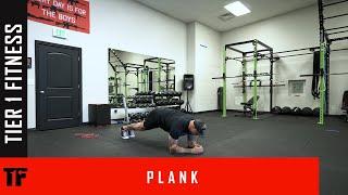 Plank Technique - Tier 1 Fitness