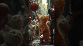 Adorable Cat and Kitten Compilation! #TinyPaws #cutenessoverload #viral #cat #kitten#cute #ai