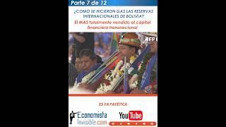 ¿CÓMO SE HICIERON GAS LAS RESERVAS INTERNACIONALES DE BOLIVIA? 7/12 #economia #bolivia