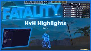 HvH Highlights ft. Fatality.win