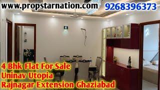 #4bhkflatforsale Uninav Utopia #rajnagarextensionghaziabad #readytomoveflats #propstarnation