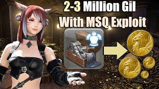 2-3 Million Gil with MSQ Coffers - No Crafting, Gathering & NO SPOILERS