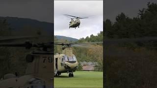 CH-47 Chinooks transport supplies #shorts #chinook #helicopter #foryou  #military #aviation