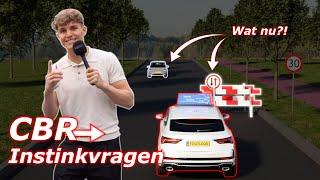 Instink vragen CBR Auto Theorie Vragen 2024