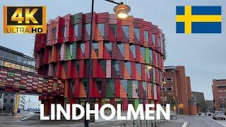 4K Walking Tour | Lindholmen, Sweden: Karlatornet, Science Park & Gothenburg Port, December 2024