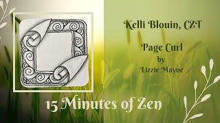 15 Minutes of Zen! Zentangle method of drawing!