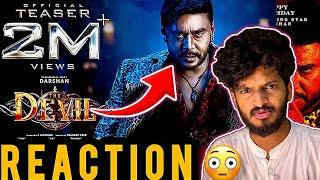 The Devil - Official Teaser Reaction (HDR) | Challenging Star Darshan | Prakash Veer | B Ajaneesh