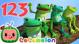 Five Little Speckled Frogs + More Nursery Rhymes & Kids Songs- ABCs and 123s | Learn with @CoComelon