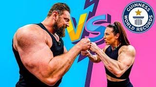 The Dutch Giant VS Worlds Tallest Female Bodybuilder