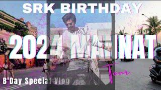 Shahrukh Khan Birthday Status 2024|Shahrukh Khan Birthday 2024 Mannat|Bandra West Bandstand