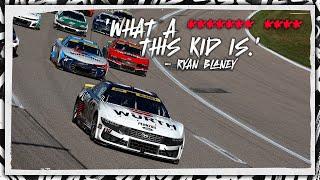 ‘What a (expletive) (expletive) this kid is.’ – Ryan Blaney  | NASCAR's RADIOACTIVE from Kansas