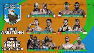 wXw Wrestling-EM - Part 1 (English, 20.07.2024) - FREE WRESTLING LIVESTREAM