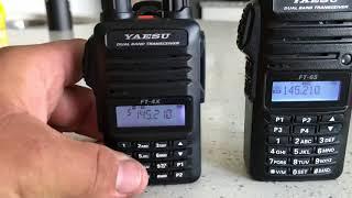 YAESU FT-4XR vs FT-65R