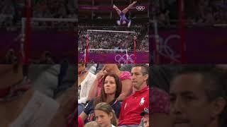 Aly Raisman's parents watching her compete is HILARIOUS! ‍️ #Shorts