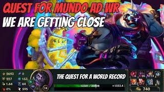 I SHATTERED My Mundo AD World Record! Quest For A World Record