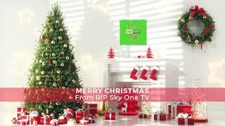 RIP SKY ONE TV CHRISTMAS LOGOS - Decorated Christmas Tree Intro