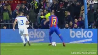 Paco Alcacer First Goal for FC Barcelona