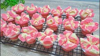 Cuma 1 butir telur hasilnya banyak banget !!! Kue secantik ini bikin nya gampang dan anti gagal