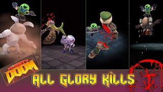 Mighty Doom ( All 21 boss intros and Glory Kills)