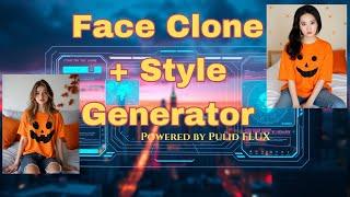 Face cloning and style transfer made easy by Pulid FLUX ComfyUI