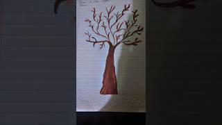 Cherry blossom tree drawing....#tree #art #drawing #sketch