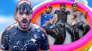 Baby Diapers se SNOW POOL️ Bna Lia  Mishkat khan Comedy Vlog (The Fun Fin)