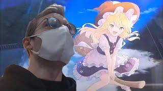 Pewdiepie Plays as Marisa Kirisame in Arcade Game