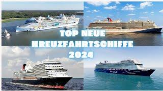 Top 5 neue Kreuzfahrtschiffe 2024