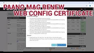 How to Renew PFSENSE Server CA/Certificates Web Configurator